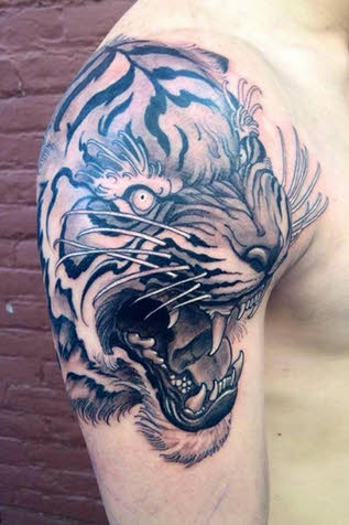 Tatuajes de animales tigre